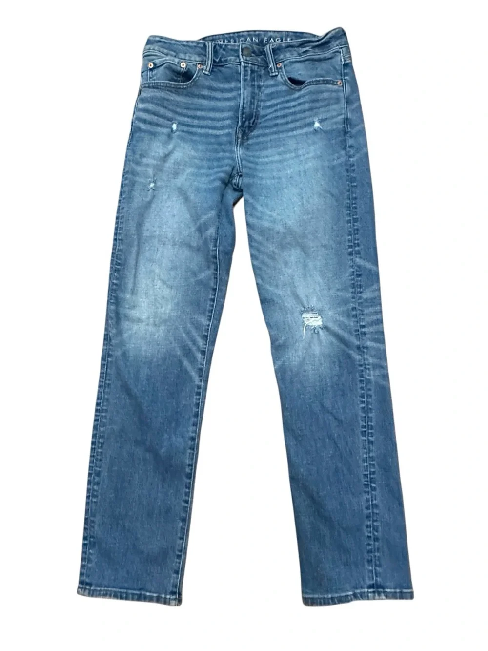 American Eagle AirFlex+ Athletic Straight Distressed Jeans Men’s 30x32